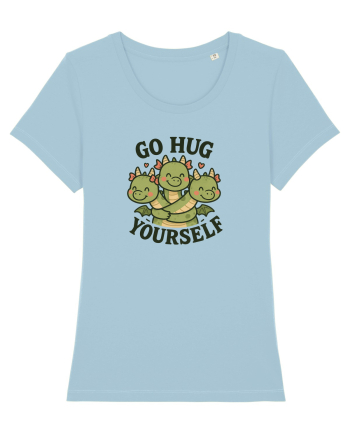 Go hug yourself - dragon style Sky Blue