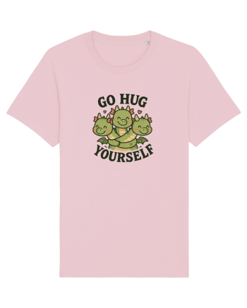 Go hug yourself - dragon style Cotton Pink