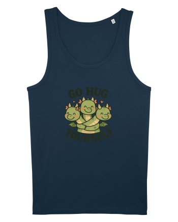 Go hug yourself - dragon style Navy