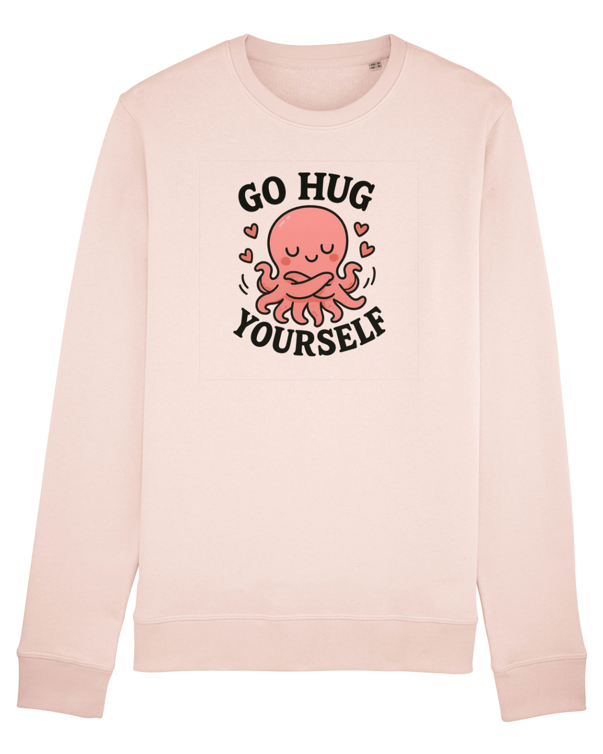 Bluză mânecă lungă Unisex Rise Candy Pink