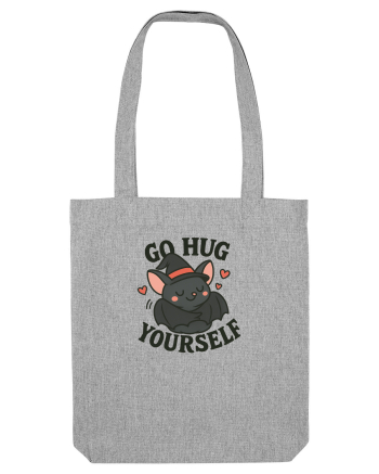 Go hug yourself - Halloween bat style Heather Grey