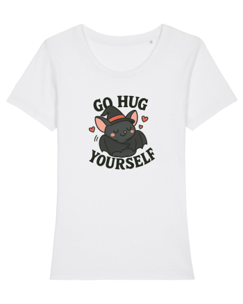 Go hug yourself - Halloween bat style White