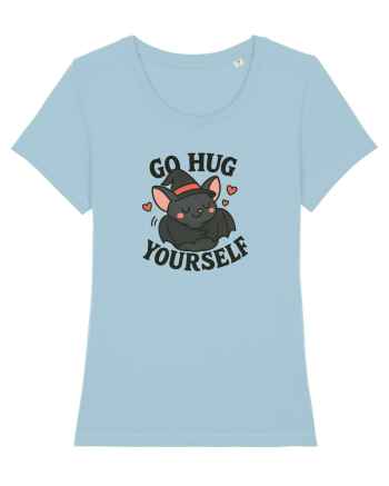 Go hug yourself - Halloween bat style Sky Blue