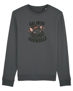 Go hug yourself - Halloween bat style Bluză mânecă lungă Unisex Rise