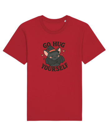 Go hug yourself - Halloween bat style Red