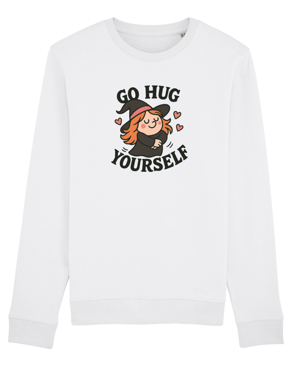 Bluză mânecă lungă Unisex Rise White