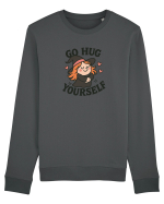 Go hug yourself - Halloween witch style Bluză mânecă lungă Unisex Rise
