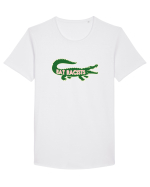 Eat RACISTS Tricou mânecă scurtă guler larg Bărbat Skater