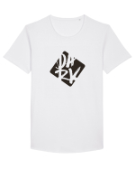DARK Tricou mânecă scurtă guler larg Bărbat Skater
