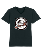Happy  Hallo - oops! Tricou mânecă scurtă guler V Bărbat Presenter
