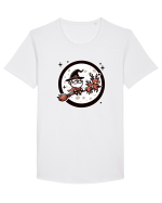 Happy  Hallo - oops! Tricou mânecă scurtă guler larg Bărbat Skater