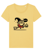 Happy  Hallo - oops! Whaat? 2 Tricou mânecă scurtă guler larg fitted Damă Expresser