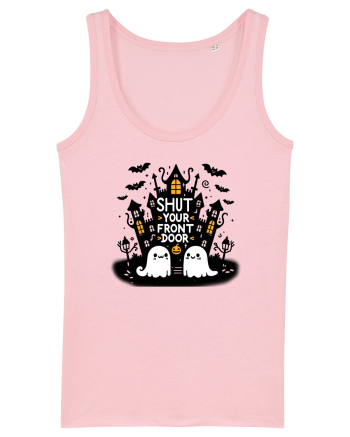 Shut yout front door - 2 ghosts Cotton Pink