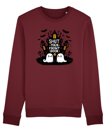 Shut yout front door - 2 ghosts Burgundy