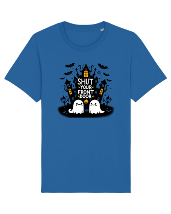 Shut yout front door - 2 ghosts Royal Blue