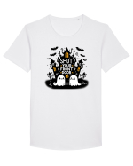 Shut yout front door - 2 ghosts Tricou mânecă scurtă guler larg Bărbat Skater