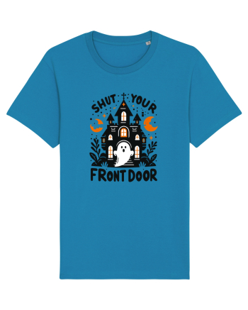 Shut your front door - cute  ghost Azur