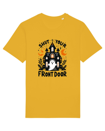 Shut your front door - cute  ghost Spectra Yellow