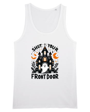 Shut your front door - cute  ghost White