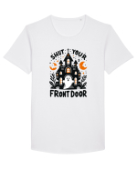 Shut your front door - cute  ghost Tricou mânecă scurtă guler larg Bărbat Skater