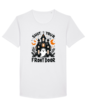 Shut your front door - cute  ghost White