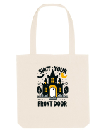 Shut your front door - cute yellow  ghost Sacoșă textilă