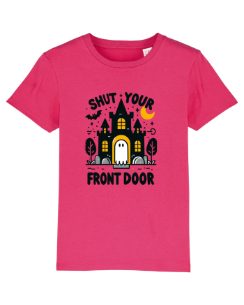 Shut your front door - cute yellow  ghost Raspberry