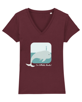 I'm Whale, Thanks! Burgundy