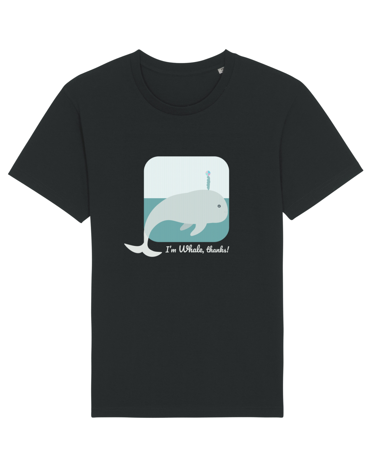 Tricou mânecă scurtă Unisex Rocker Black