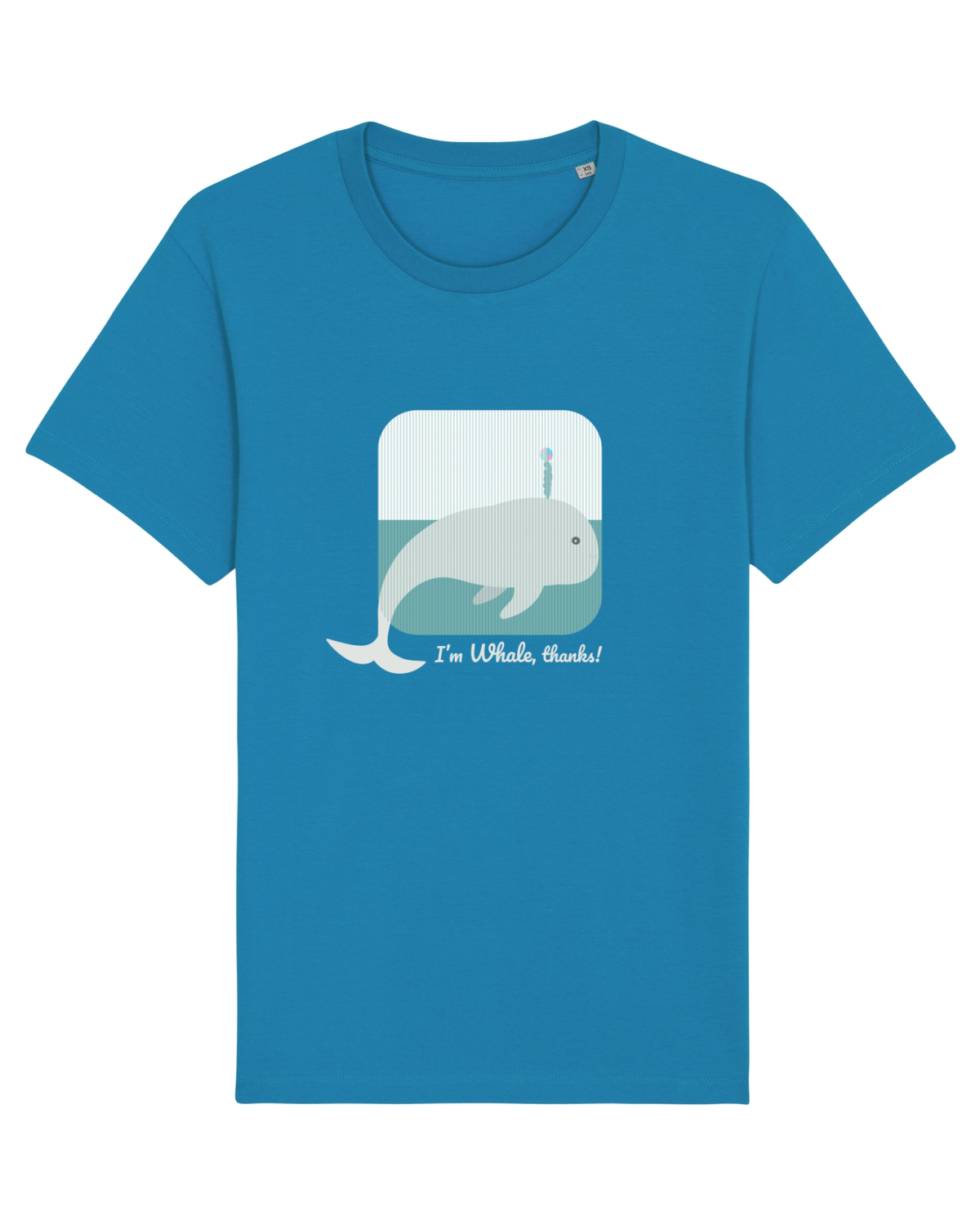 Tricou mânecă scurtă Unisex Rocker Azur