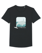 I'm Whale, Thanks! Tricou mânecă scurtă guler larg Bărbat Skater