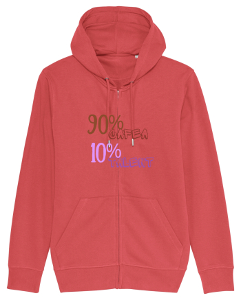 90% Cafea, 10%talent Carmine Red