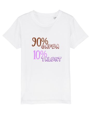 90% Cafea, 10%talent White