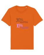 90% Cafea, 10%talent Tricou mânecă scurtă Unisex Rocker