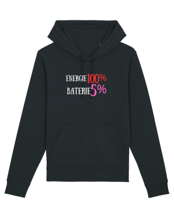 Energie 100%,Baterie  5% Black