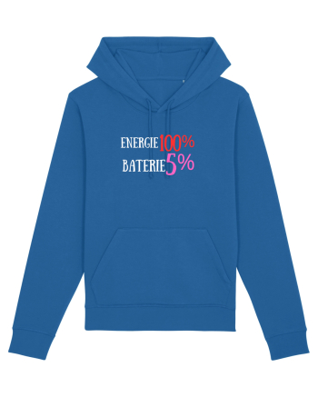 Energie 100%,Baterie  5% Royal Blue