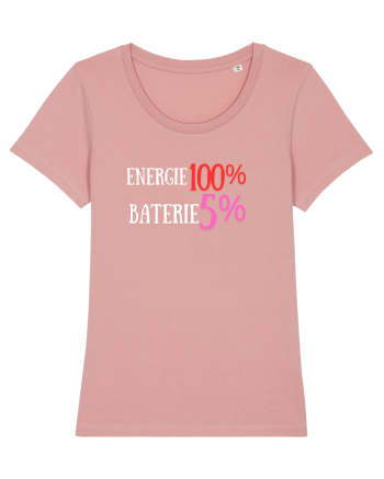 Energie 100%,Baterie  5% Canyon Pink