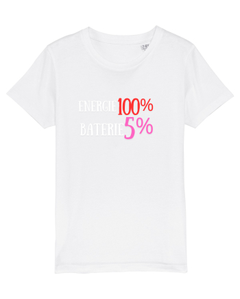 Energie 100%,Baterie  5% White