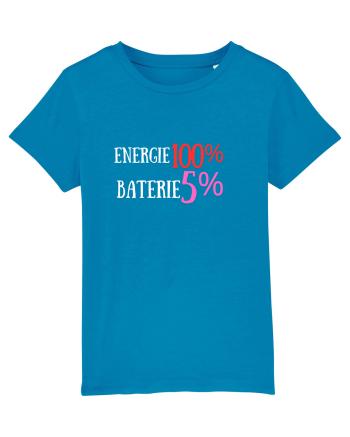 Energie 100%,Baterie  5% Azur