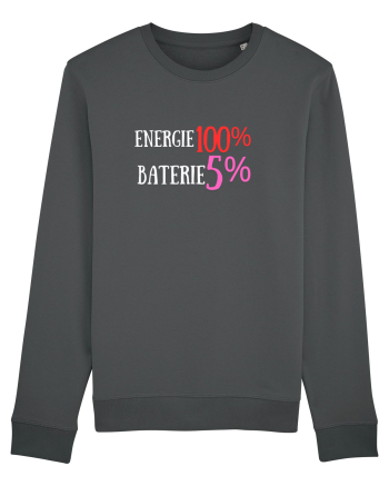 Energie 100%,Baterie  5% Anthracite