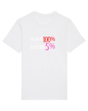 Energie 100%,Baterie  5% White