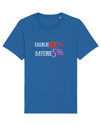 Energie 100%,Baterie  5% Royal Blue