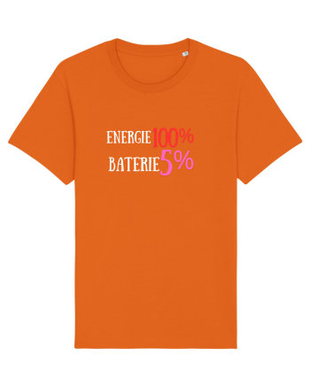 Energie 100%,Baterie  5% Bright Orange