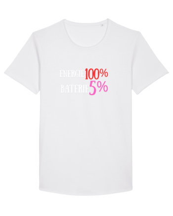 Energie 100%,Baterie  5% White