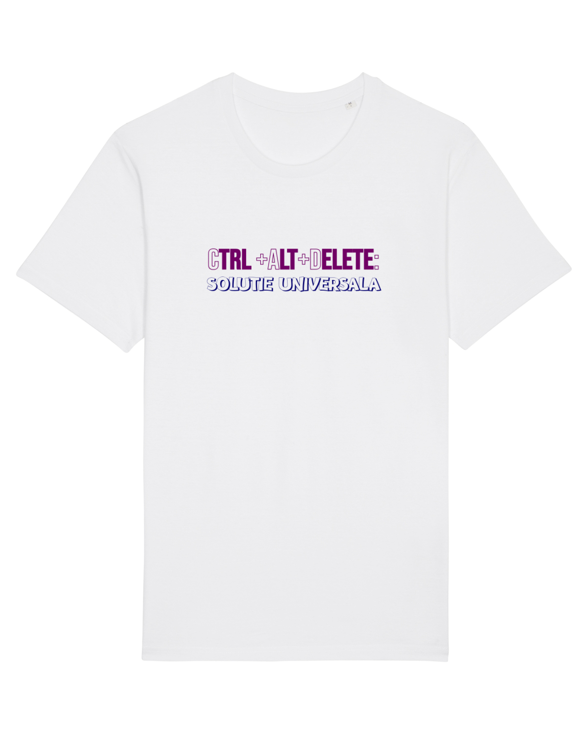 Tricou mânecă scurtă Unisex Rocker White