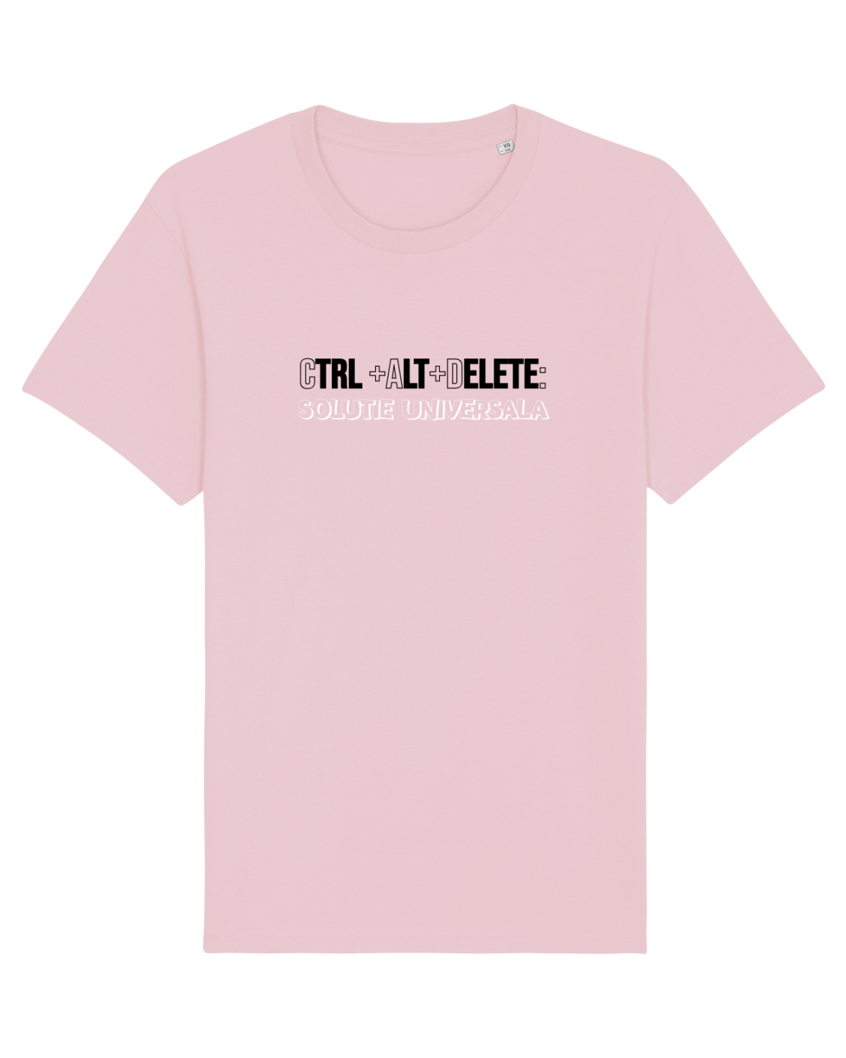 Tricou mânecă scurtă Unisex Rocker Cotton Pink