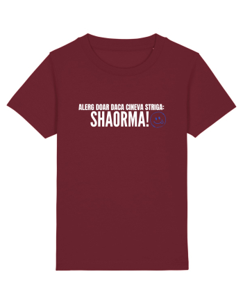 Alerg doar daca cineva striga SHAORMA  Burgundy