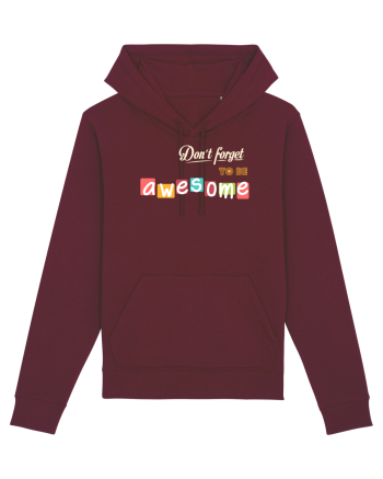 Nu uita să fii diferit Burgundy