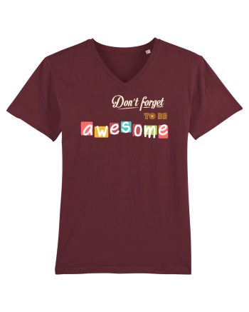 Nu uita să fii diferit Burgundy