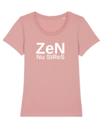 Zen nu stres Tricou mânecă scurtă guler larg fitted Damă Expresser